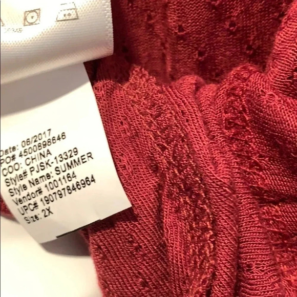 Jessica Simpson Women’s Top Ruby Flare Sleeve Size 2X New - Picture 10 of 13